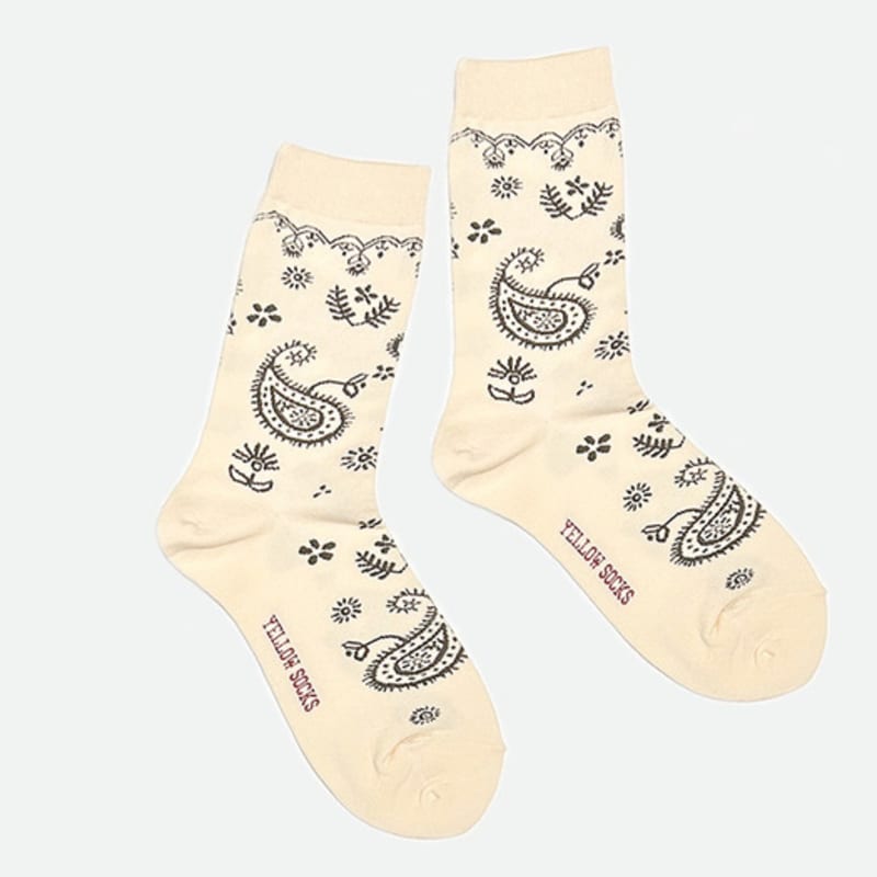 YELLOWSOCKS BANDANA CREAM cream